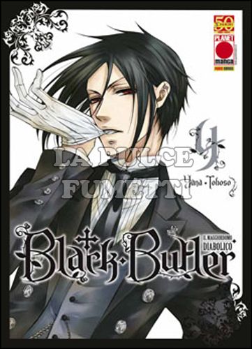 BLACK BUTLER #     4 - IL MAGGIORDOMO DIABOLICO - KUROSHITSUJI - 1A RISTAMPA